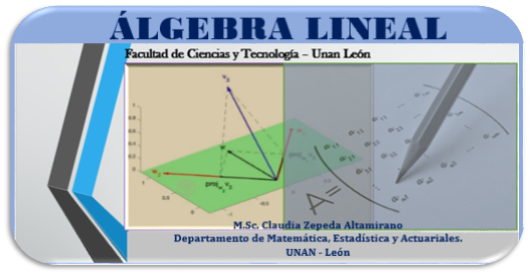 ÁLGEBRA LINEAL- IT - G1 y G2